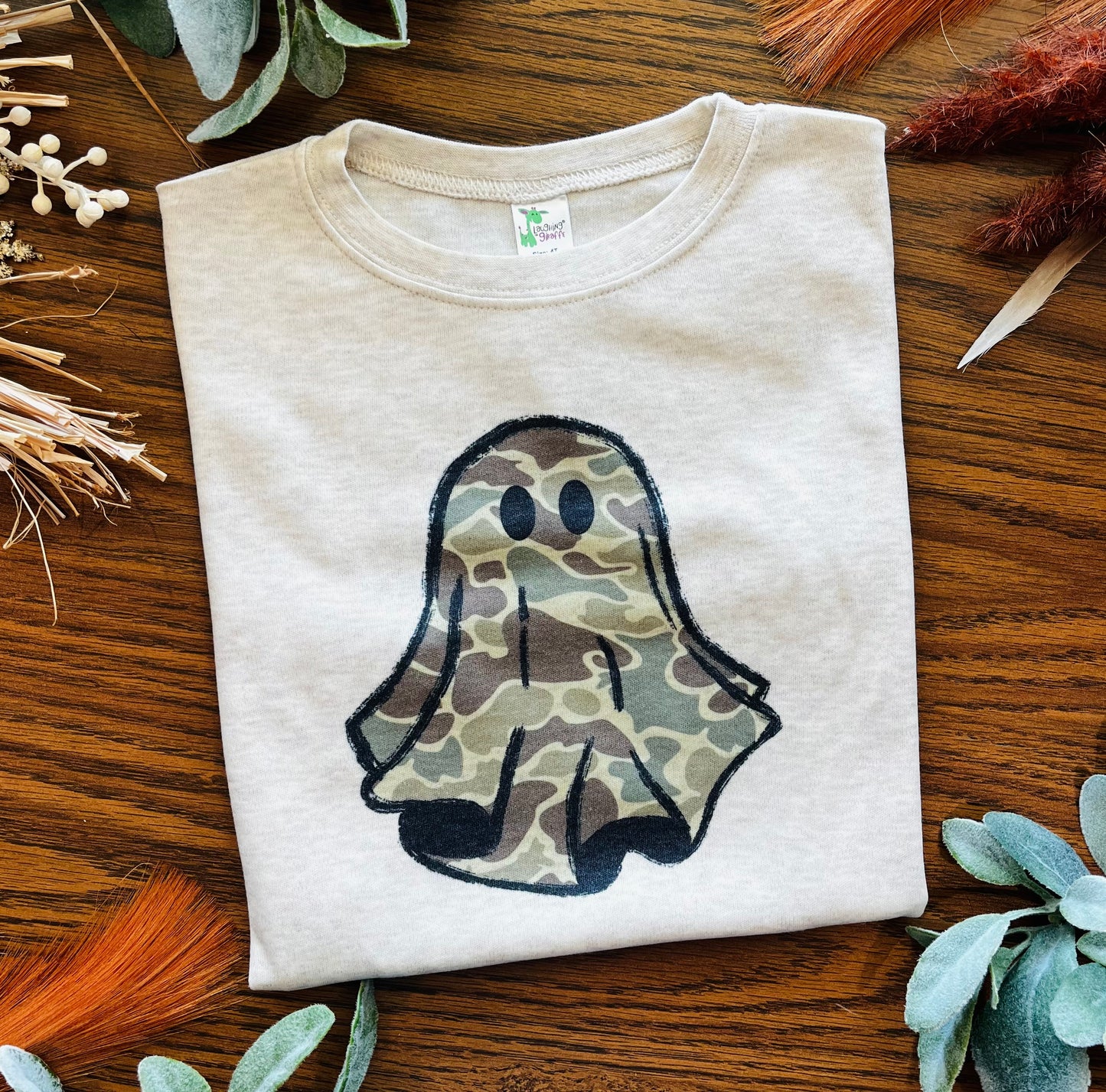 Camo Boy Ghost with or without Personalization