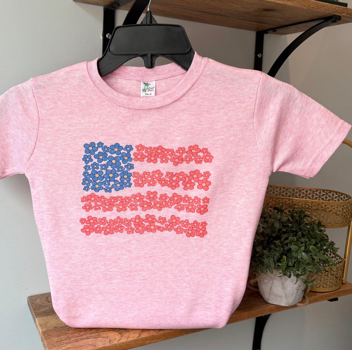 Flower Flag on Pink
