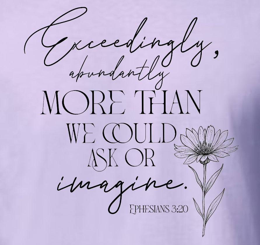 ALS Fundraiser - Ephesians 3:20