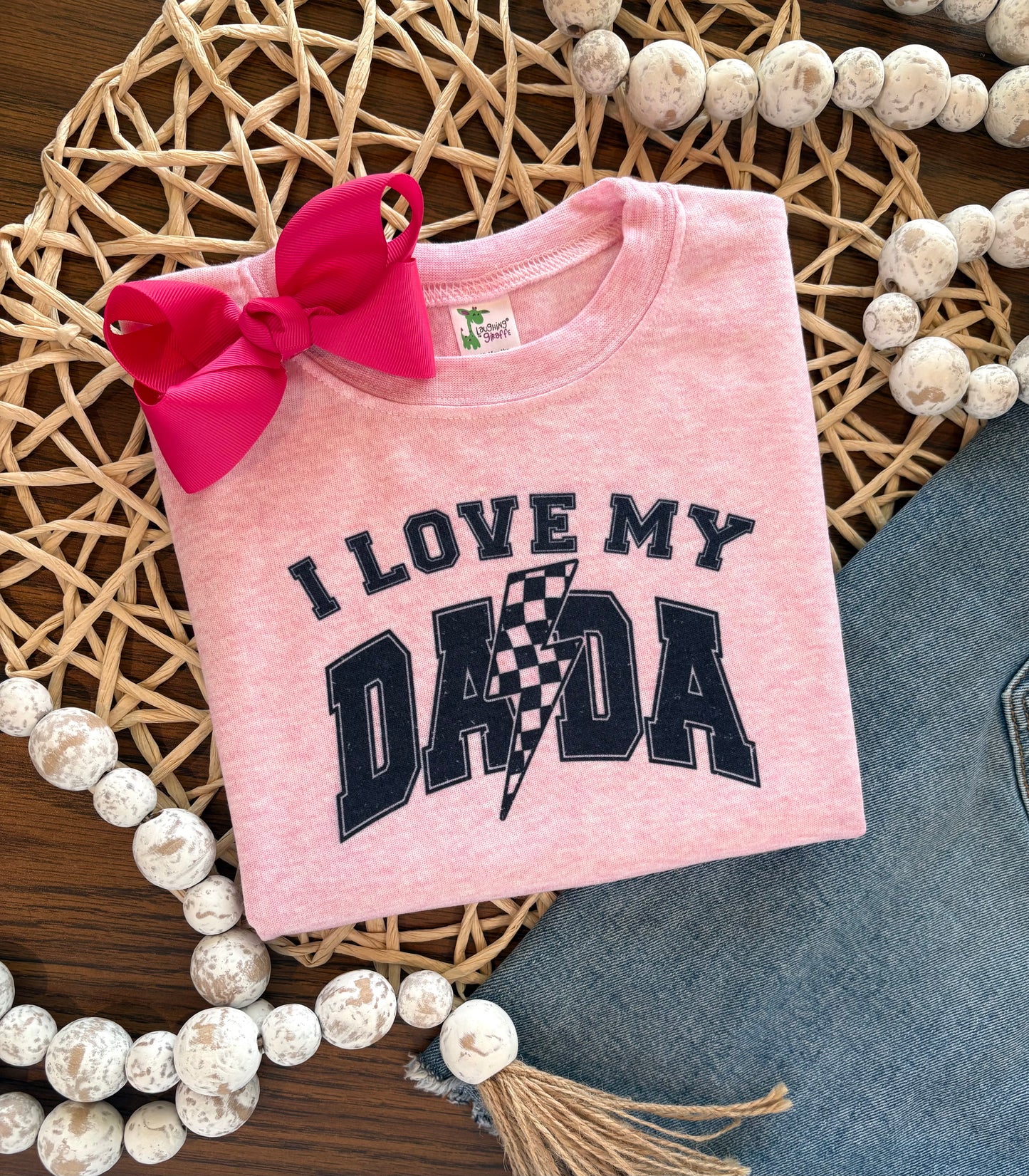 I Love My Dada on Pink