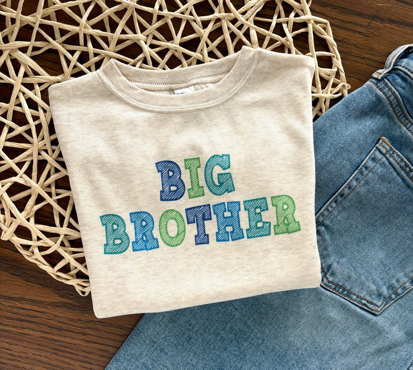 Scribble Big Brother - Blues and Greens