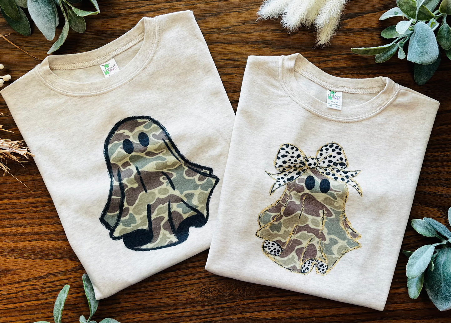 Camo Boy Ghost with or without Personalization