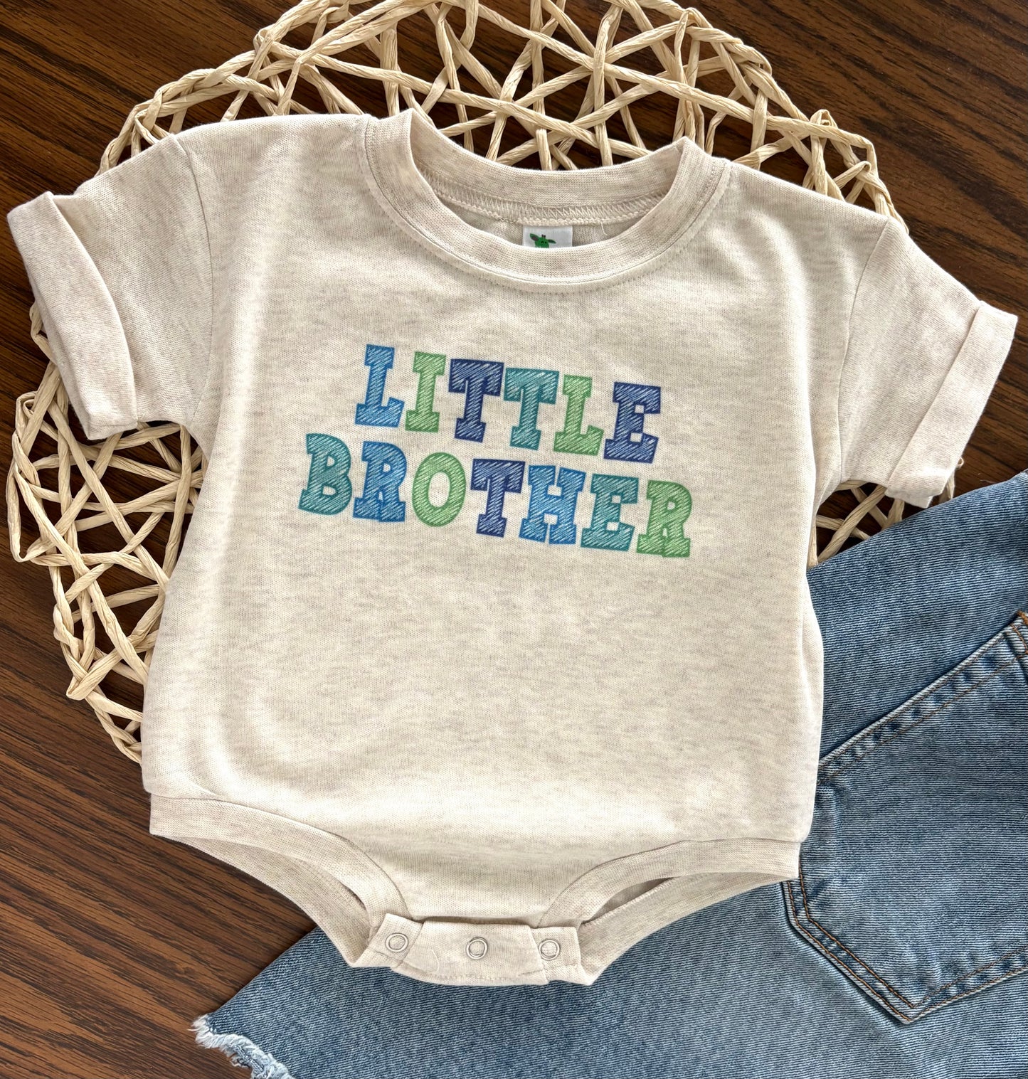 Scribble Little Brother - Blues and Greens