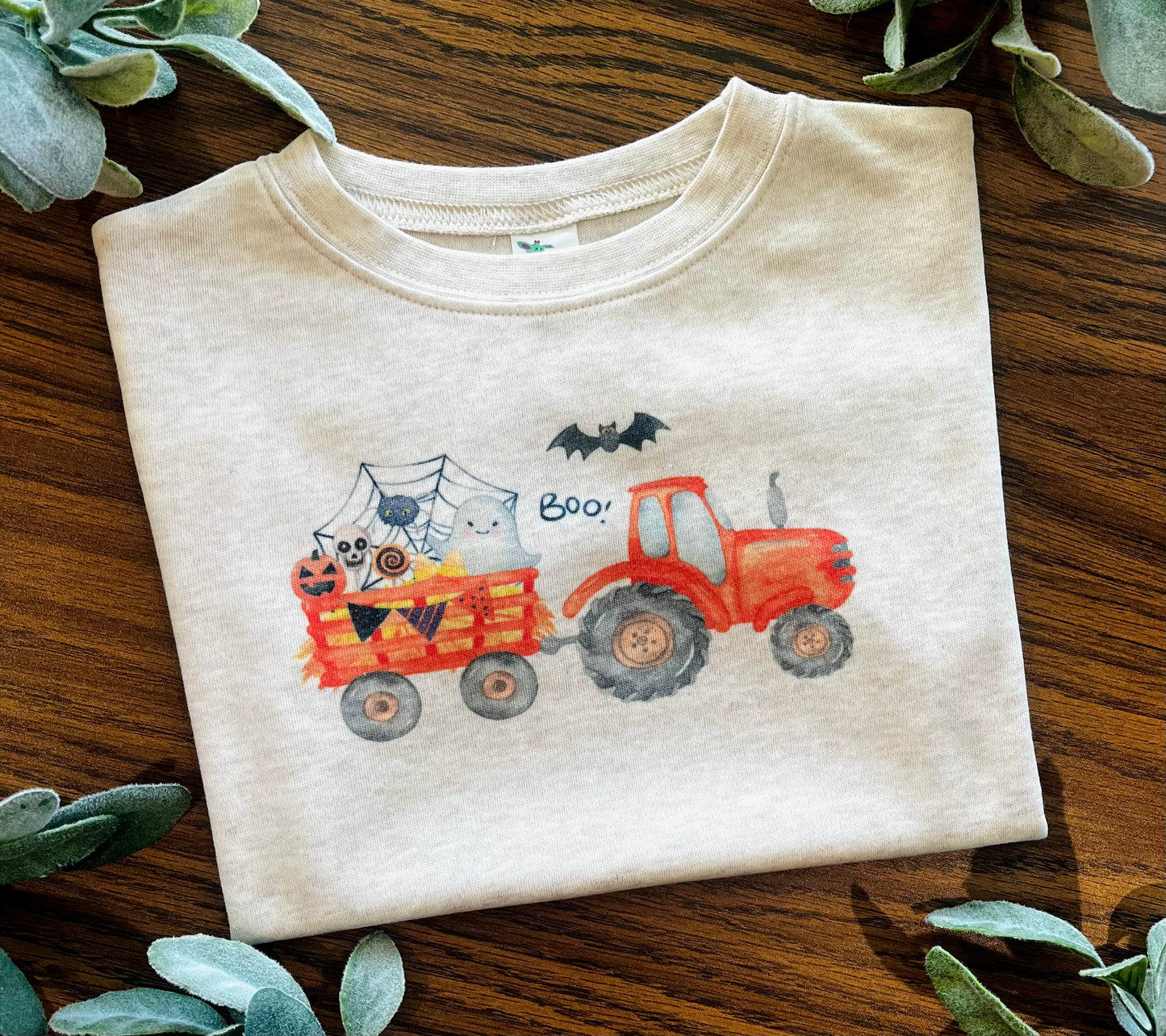 Orange Boo Tractor