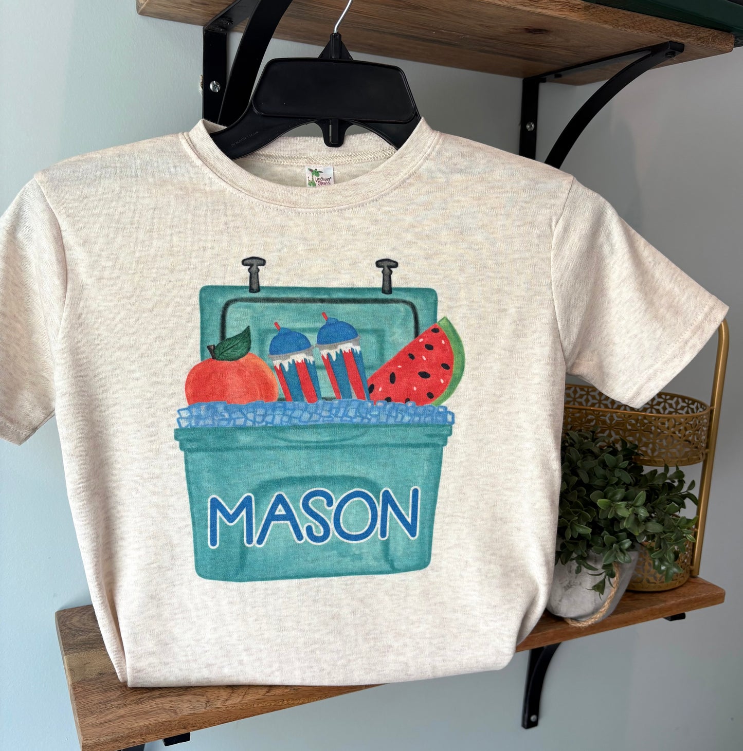 Teal Cooler with or without Name
