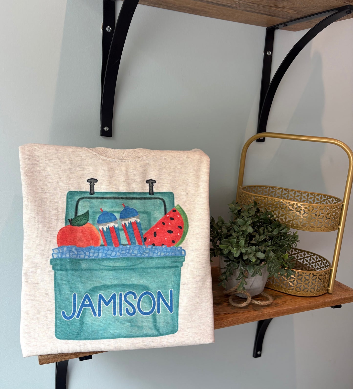 Teal Cooler with or without Name