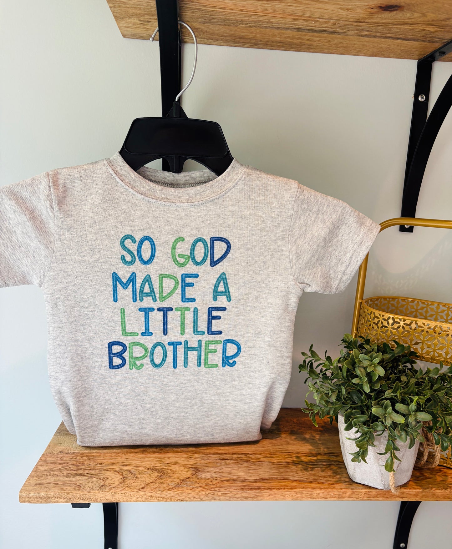 So God made a Little Brother on Grey