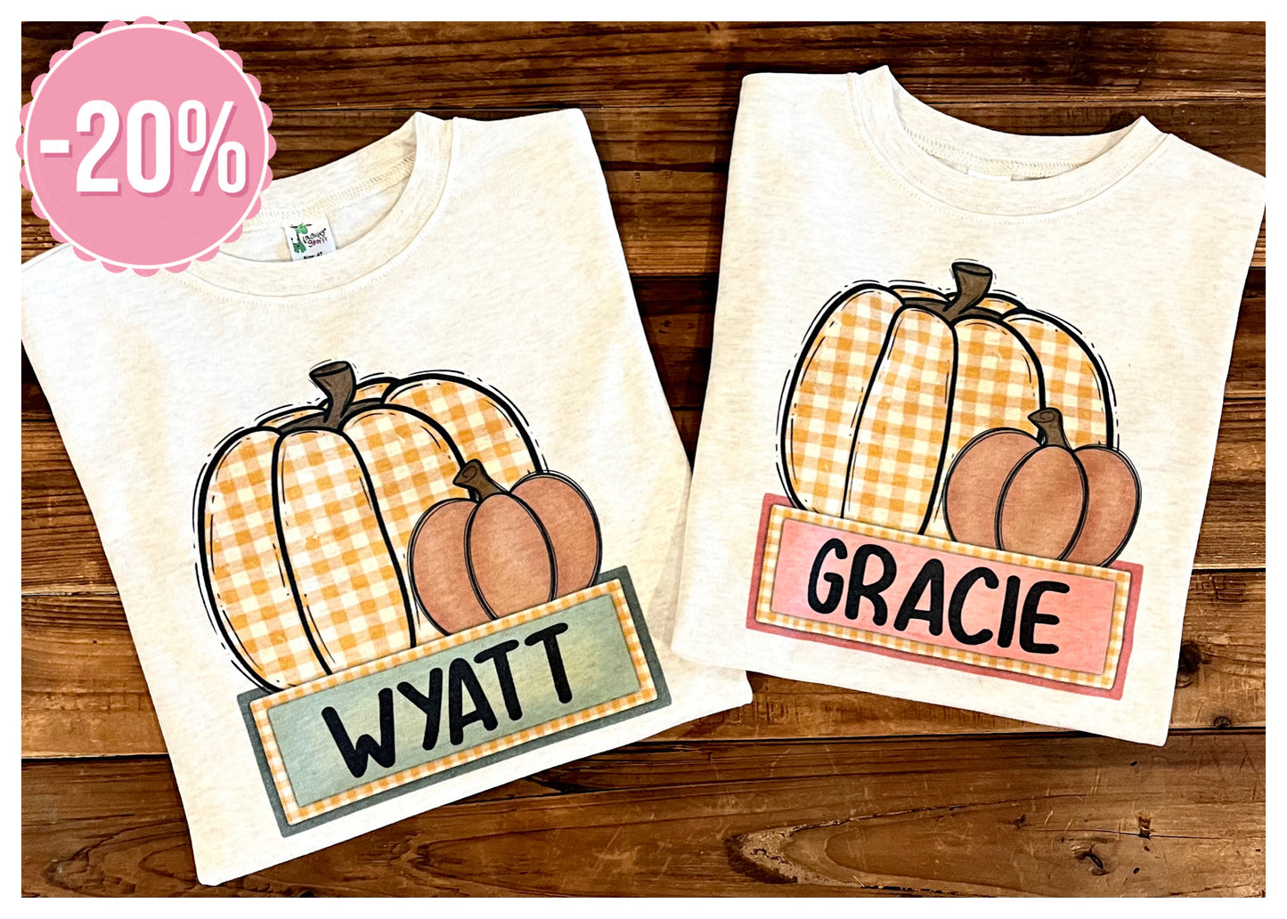 Gingham Pumpkin ‼️ Sale ‼️ 20% off at Checkout ‼️ (Copy)
