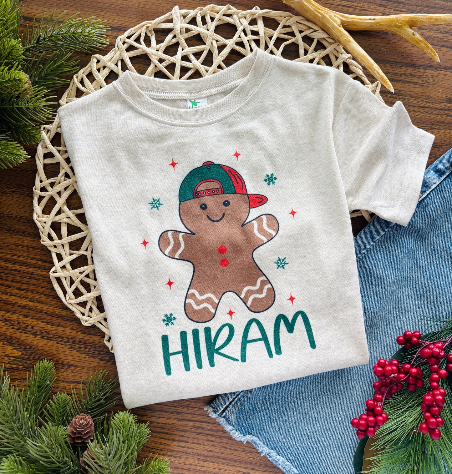 Gingerbread Boy with or without Personalization