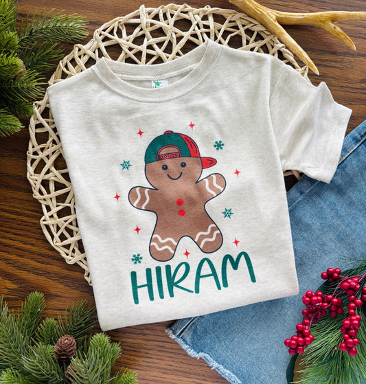 Gingerbread Boy with or without Personalization