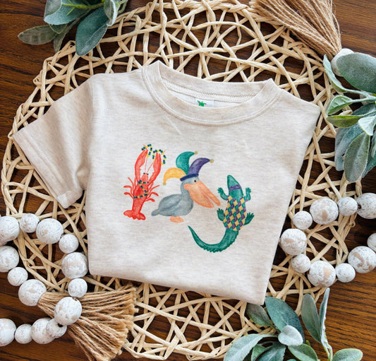 Mardi Gras Animal Trio