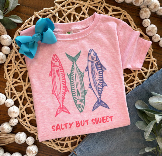 Girl - Salty but Sweet Fish on Pink