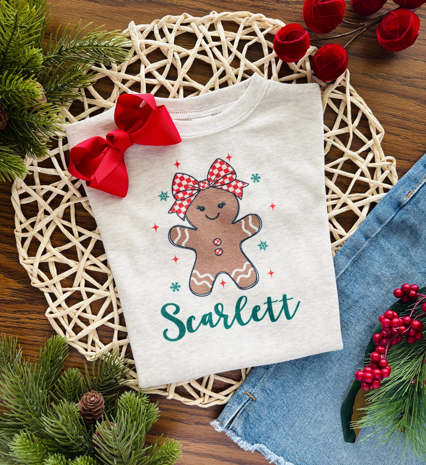 Gingerbread Girl with or without Personalization