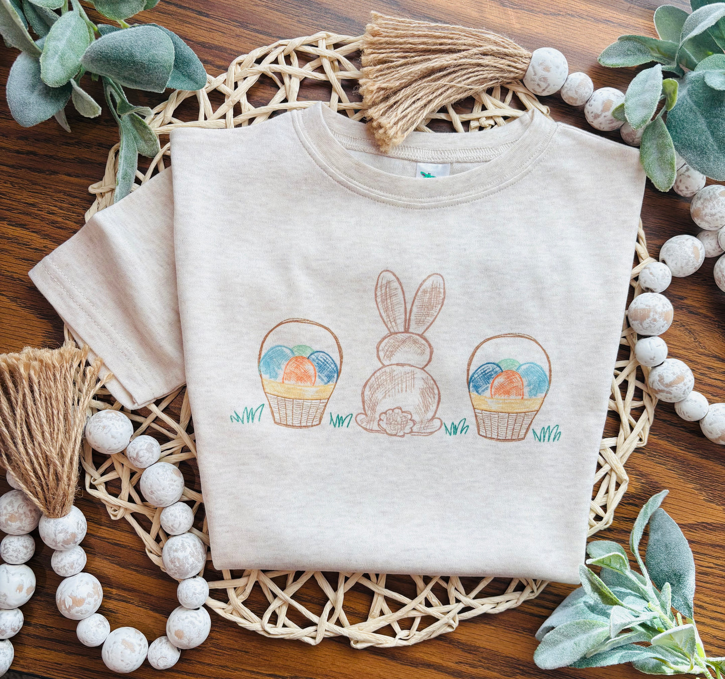 Boy Scibble Bunny Trio with or without Name