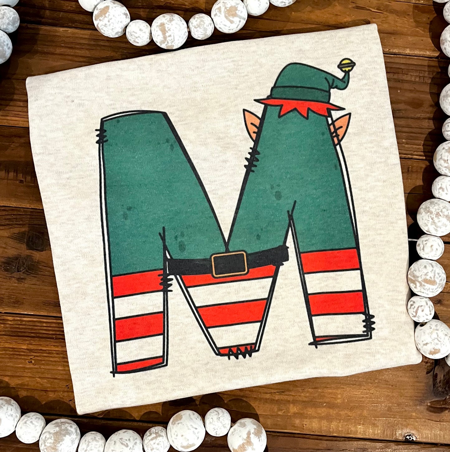 Christmas Elf Initial