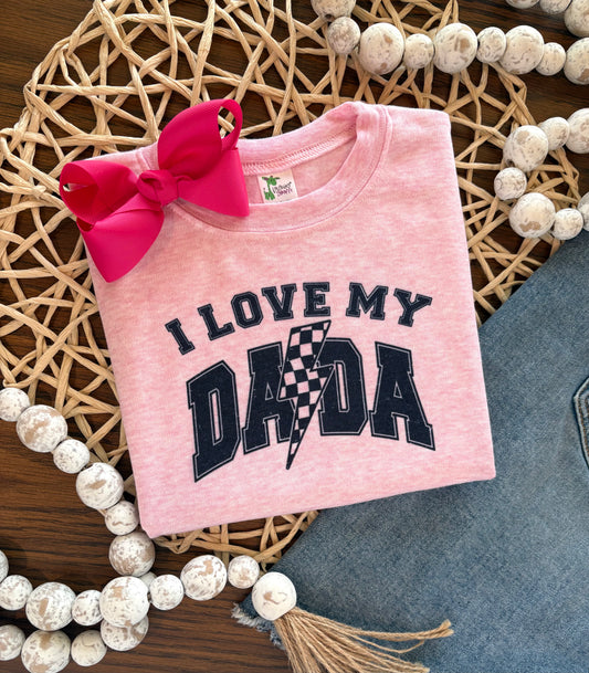 I Love My Dada on Pink