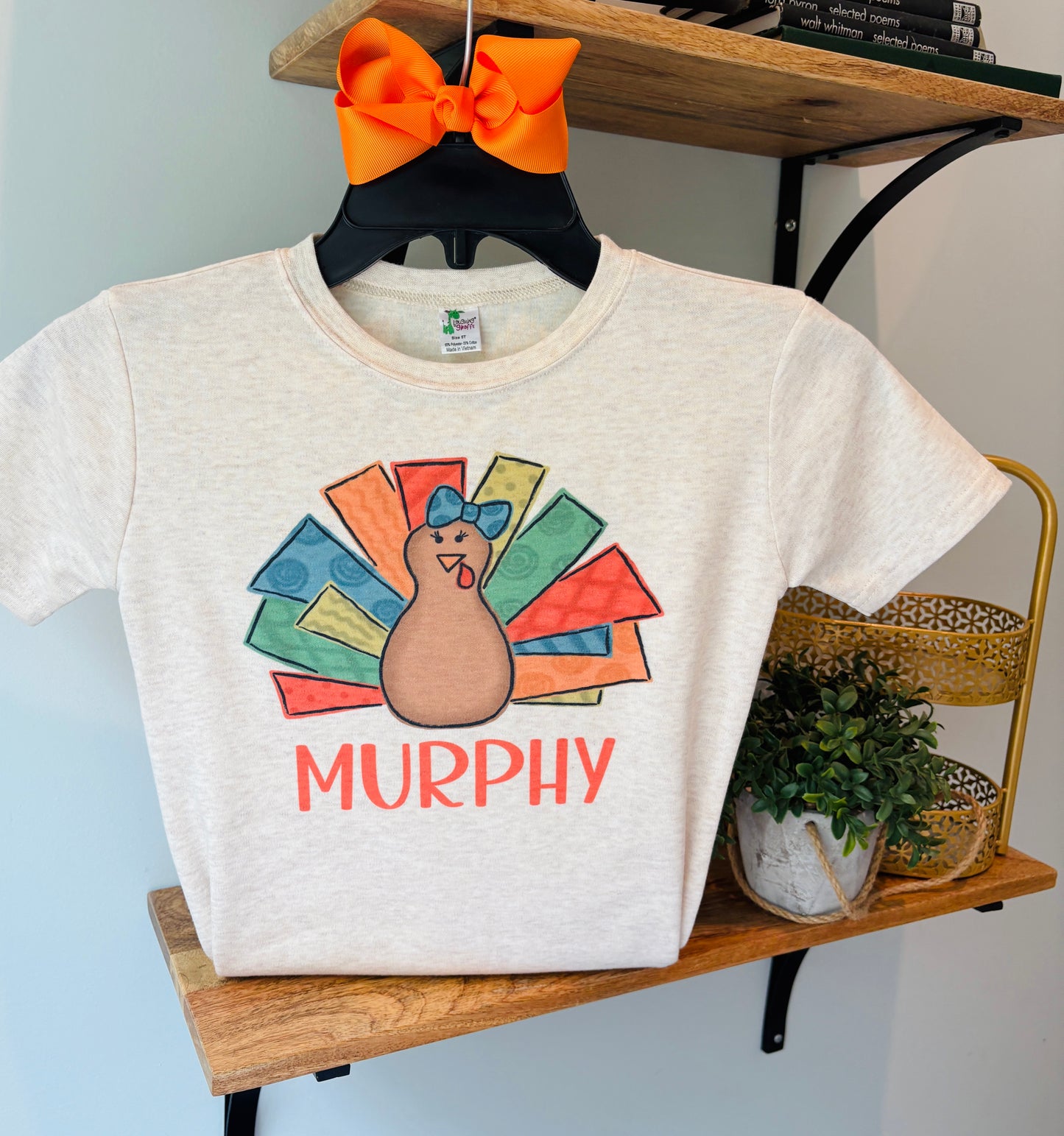 Girl Turkey Colorful Pattern with or without Name
