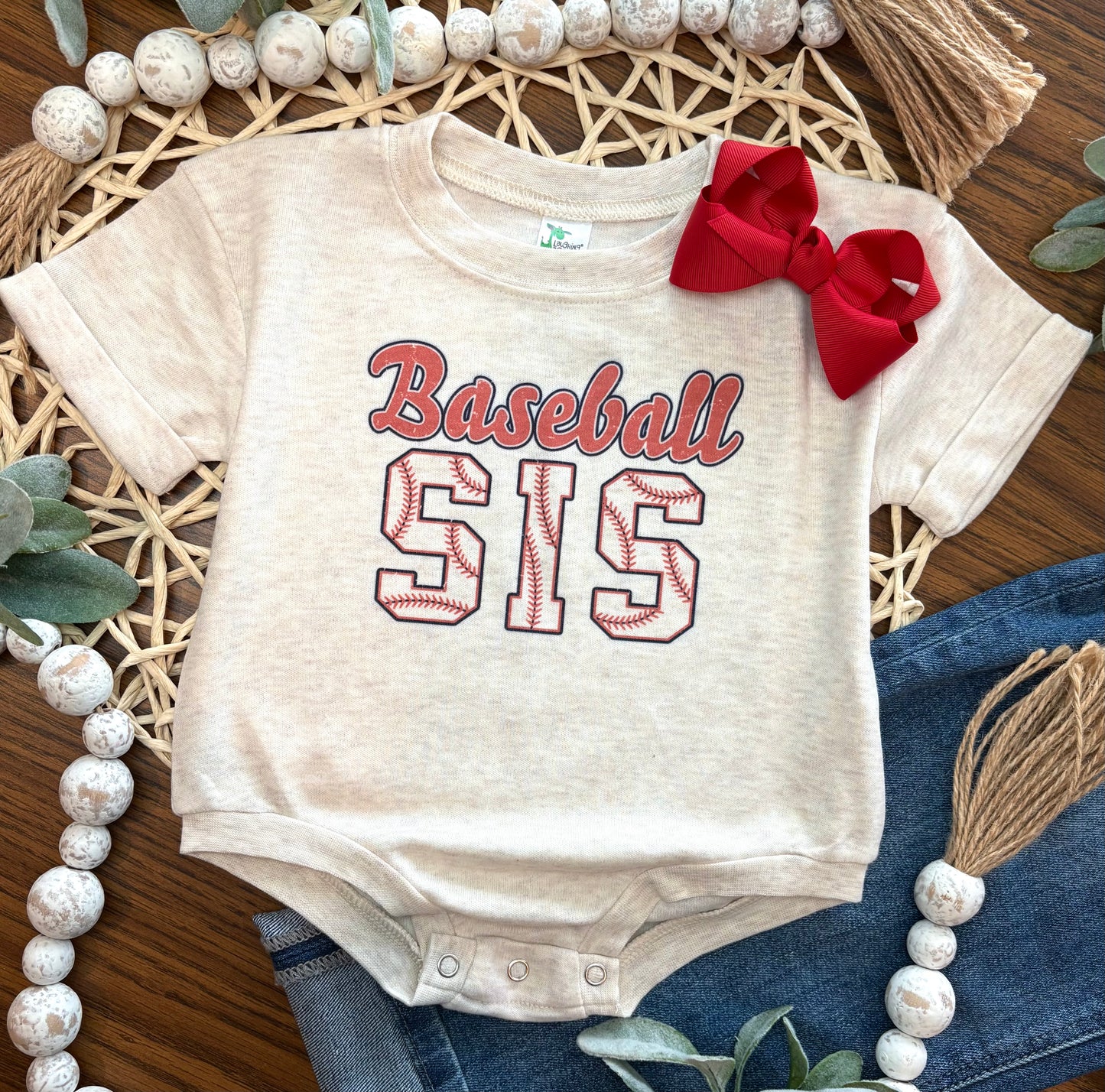 Distressed Baseball Sis