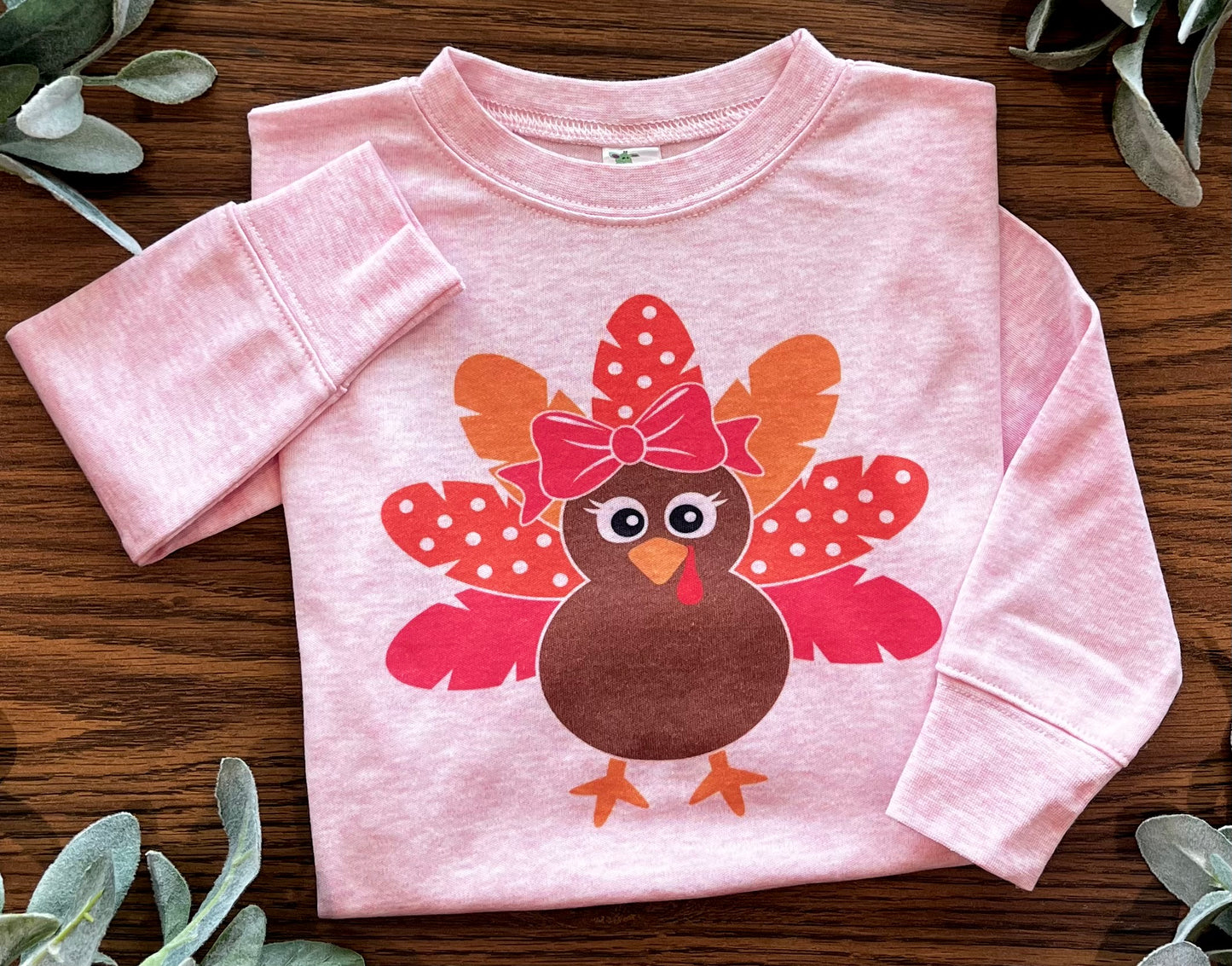 Girl Turkey with or without Name on Pink