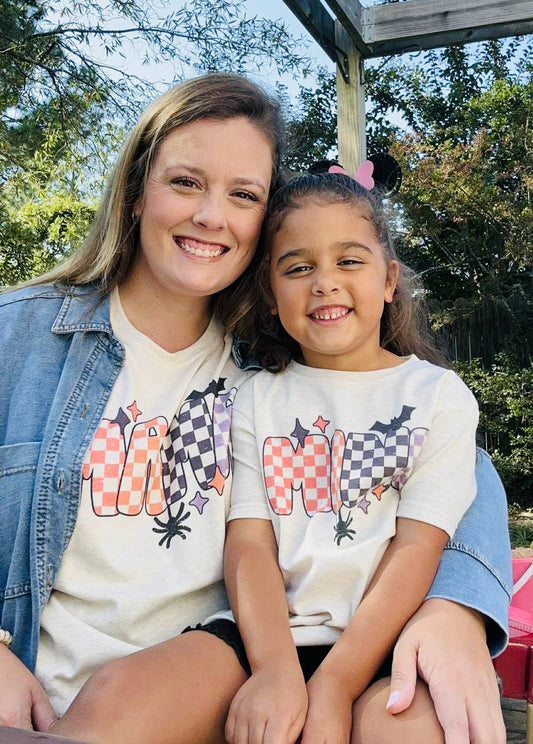 Spooky Check Mama + Mini