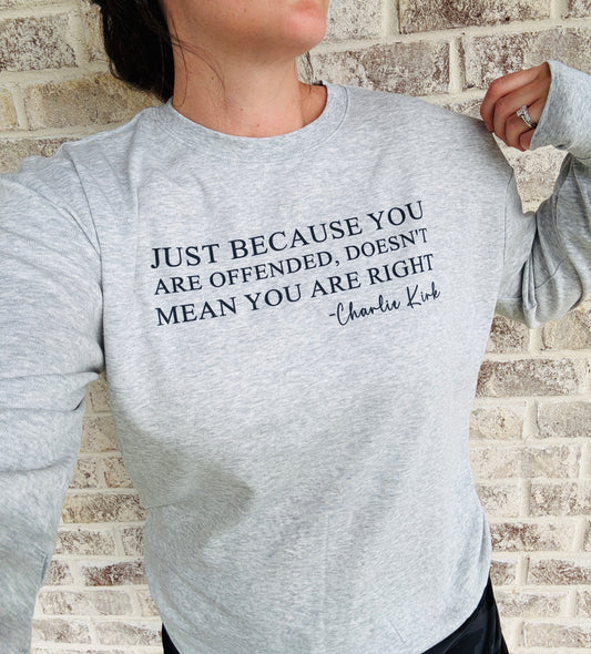 Just Because You are Offended - Charlie Kirk
