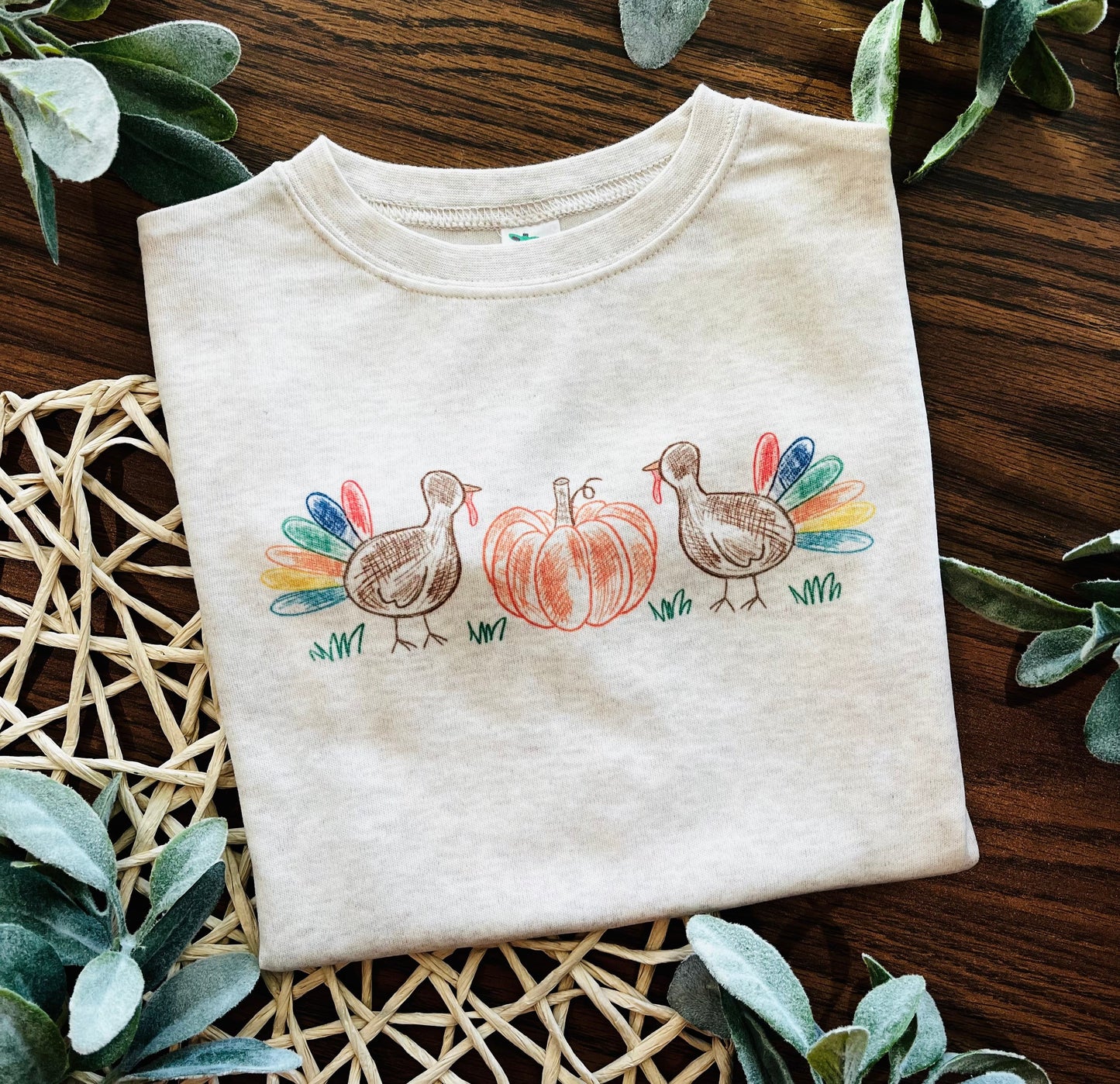 Boy Turkey Trio with without Custom Name