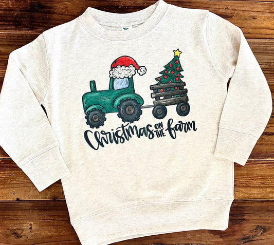 Christmas on the Farm Tractor