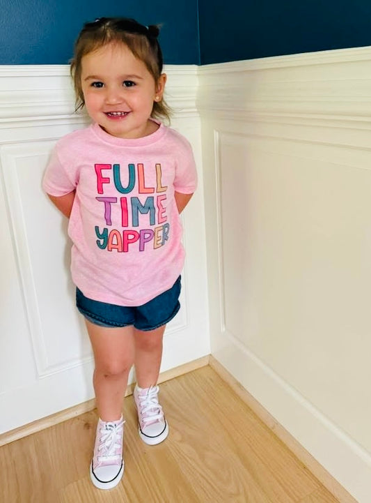 Full Time Yapper on Pink
