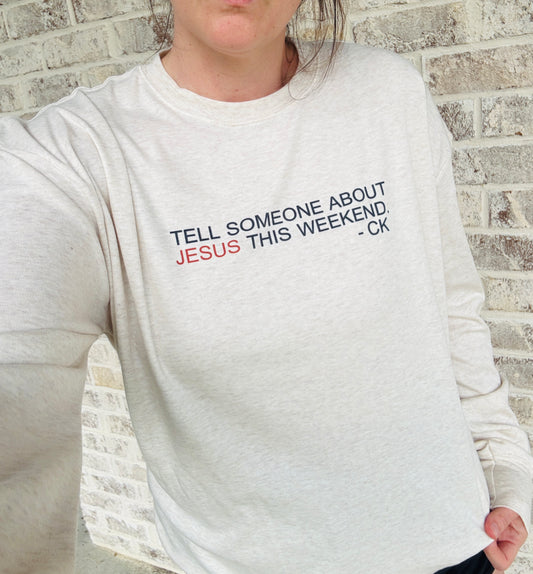 Tell Someone about Jesus this Weekend. - Charlie Kirk - on Oatmeal