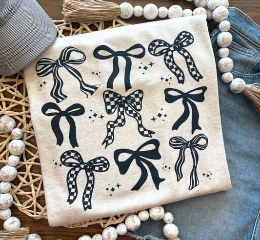 Racing Bows on Oatmeal