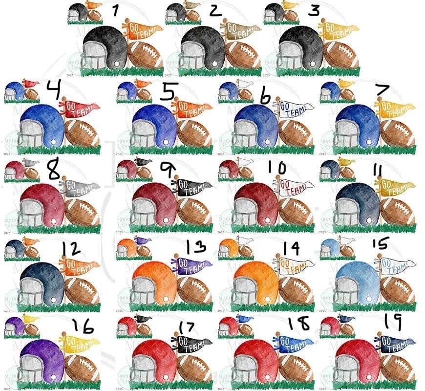 Custom Colors Boys Football Helmet