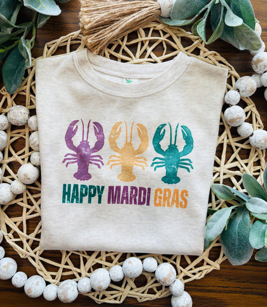 Happy Mardi Gras Crawfish