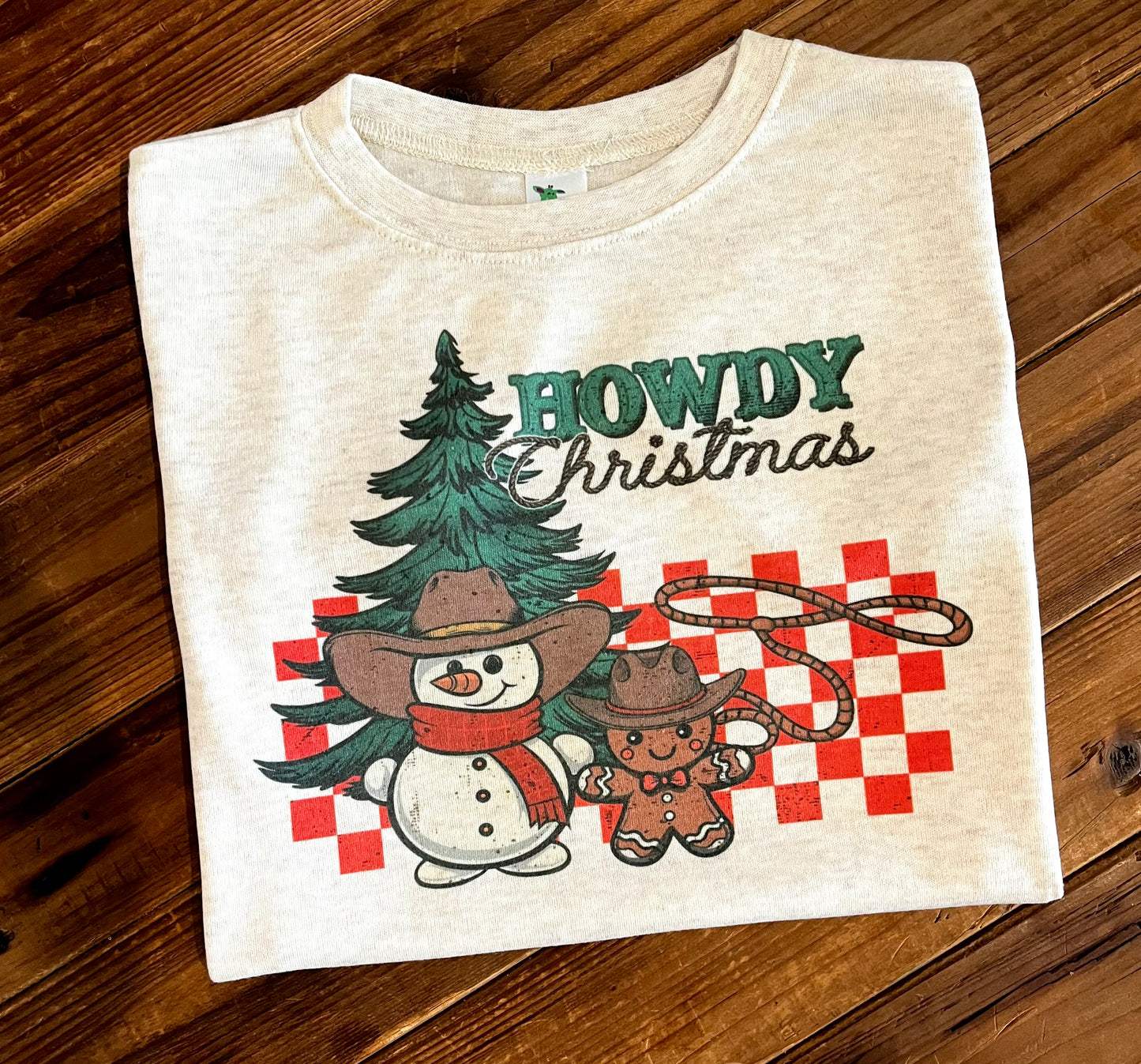 Howdy Christmas Snowman - Cowboy Christmas