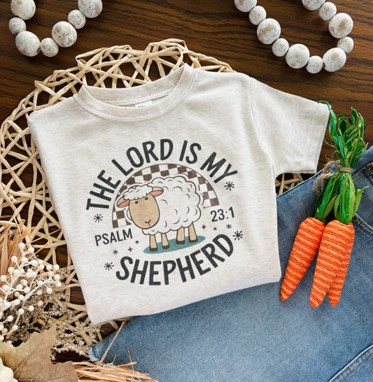The Lord is my Shepherd Check Sheep