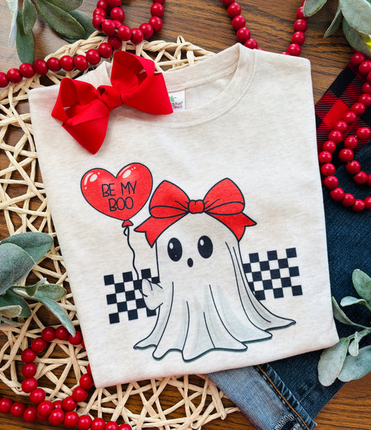 Valentine Be my Boo - Girl - with or without name