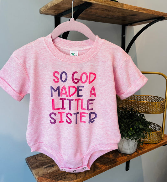 So God Made a Little Sister on Pink