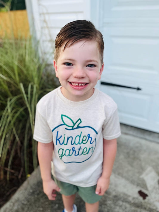 Boy Neon Apple, Pre-K, Preschool, Kindergarten, First Grade, Second Grade, Third Grade, Fourth Grade, Fifth Grade