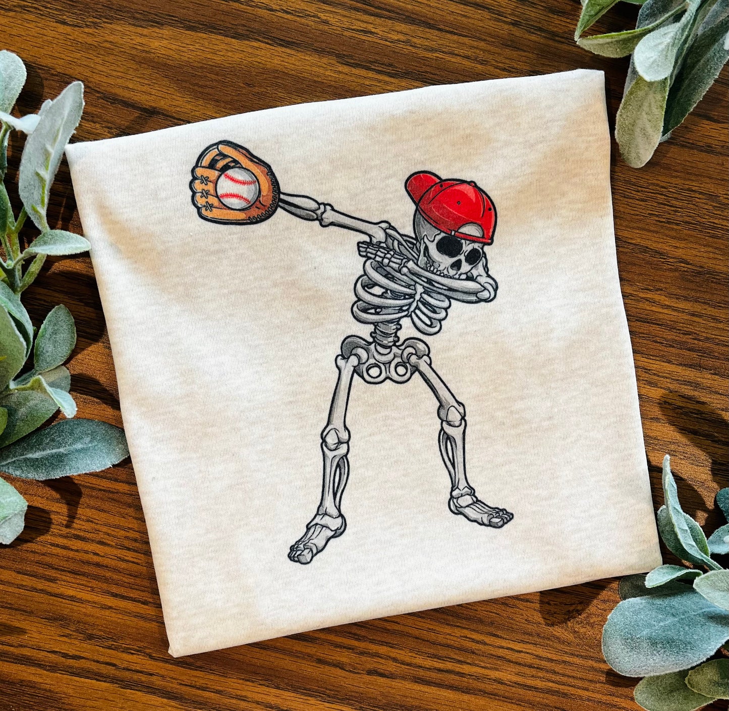 Skeleton Baseball Dab