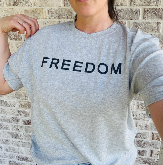 FREEDOM - Charlie Kirk - on Grey