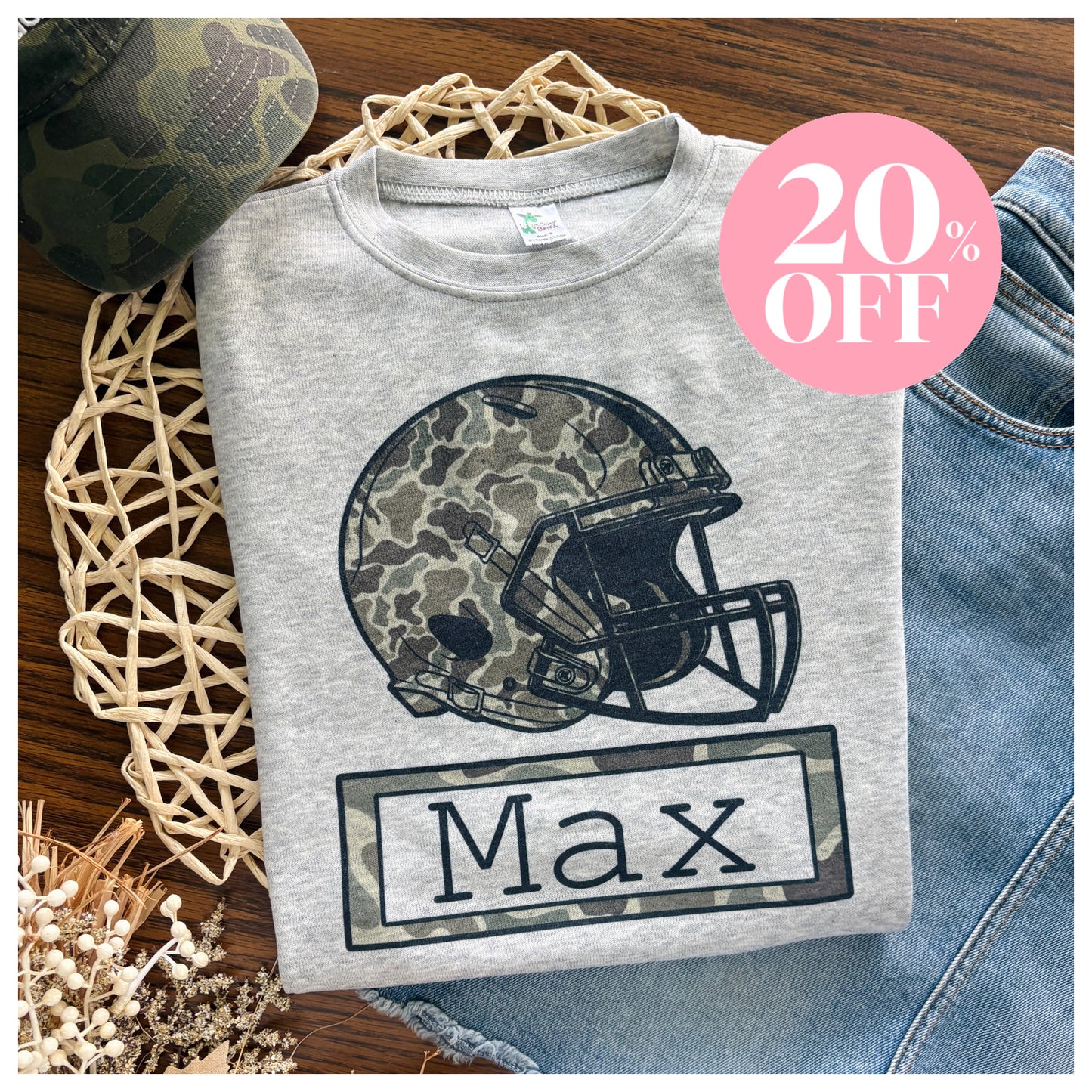 Camo Helmet ‼️ Sale ‼️ 20% off at Checkout ‼️