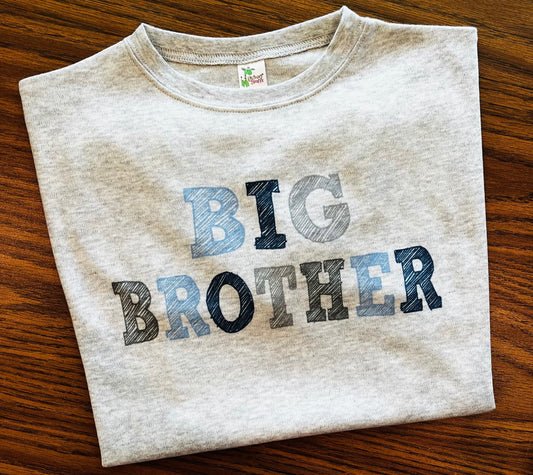 Scribble Big Brother on Grey