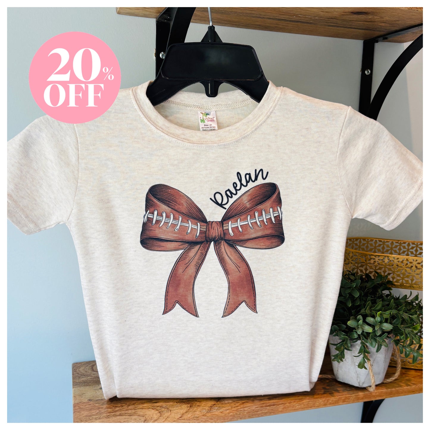 Football Bow ‼️ Sale ‼️ 20% off at Checkout ‼️