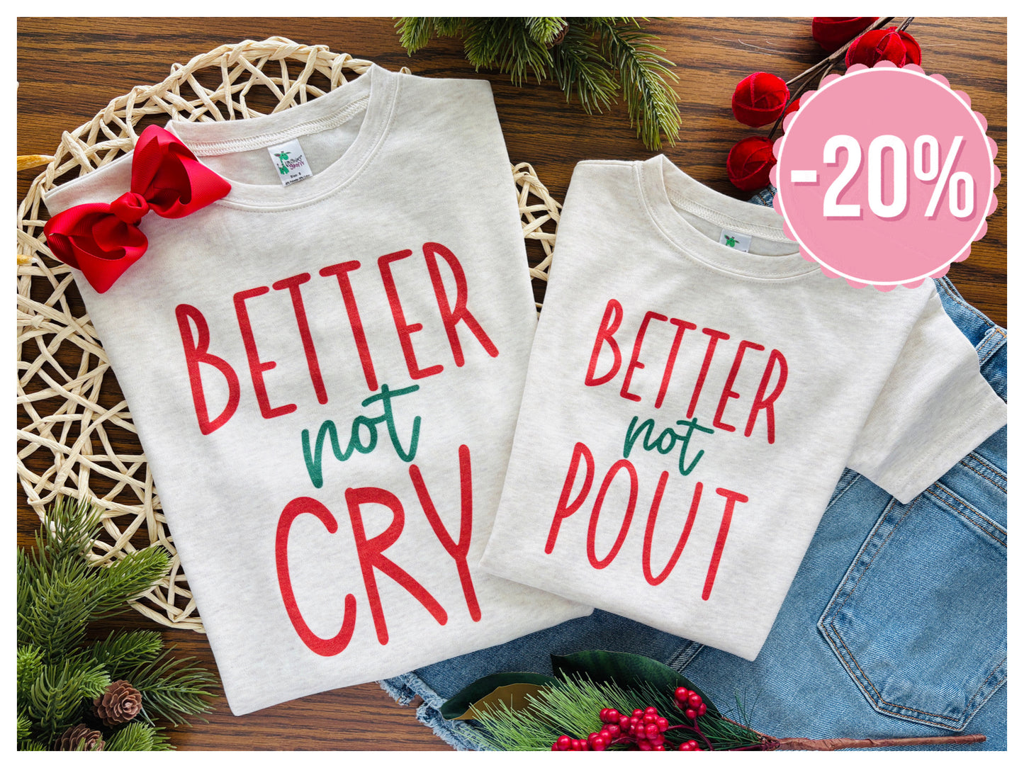 Better not Pout + Better not Cry on Oatmeal ‼️ Sale ‼️ 20% off at Checkout ‼️