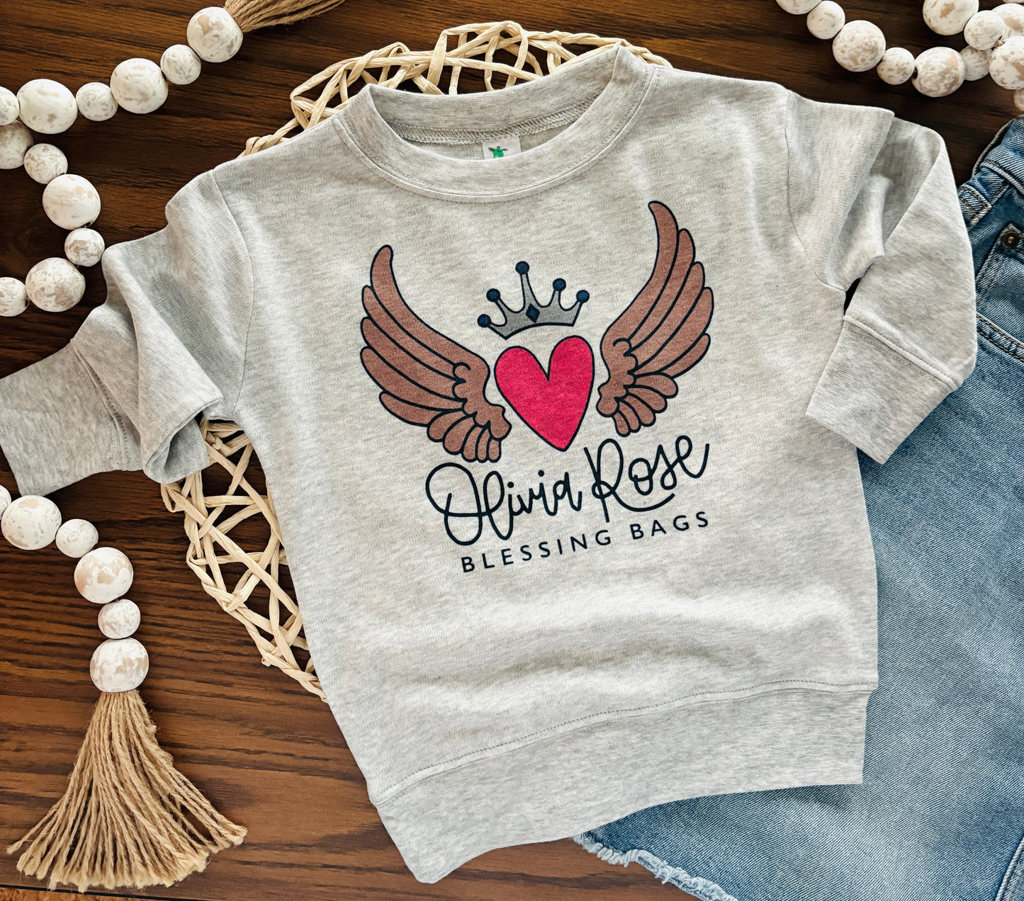 Olivia Rose on Grey