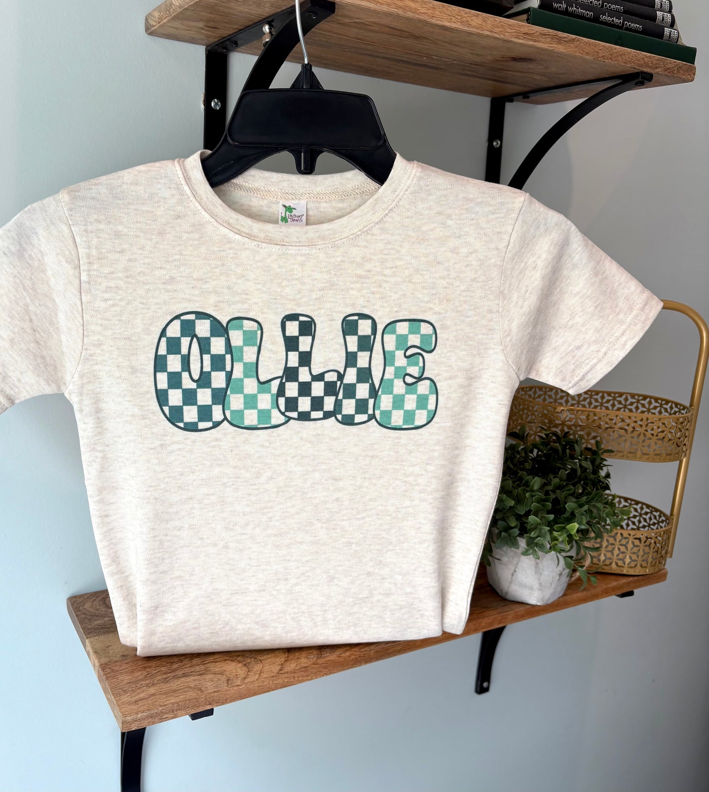 Mint Check Custom Name on Oatmeal