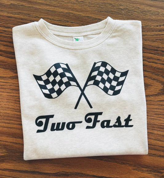 Two Fast Racing Flags