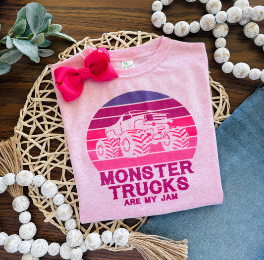Pink Monster Trucks are my Jam