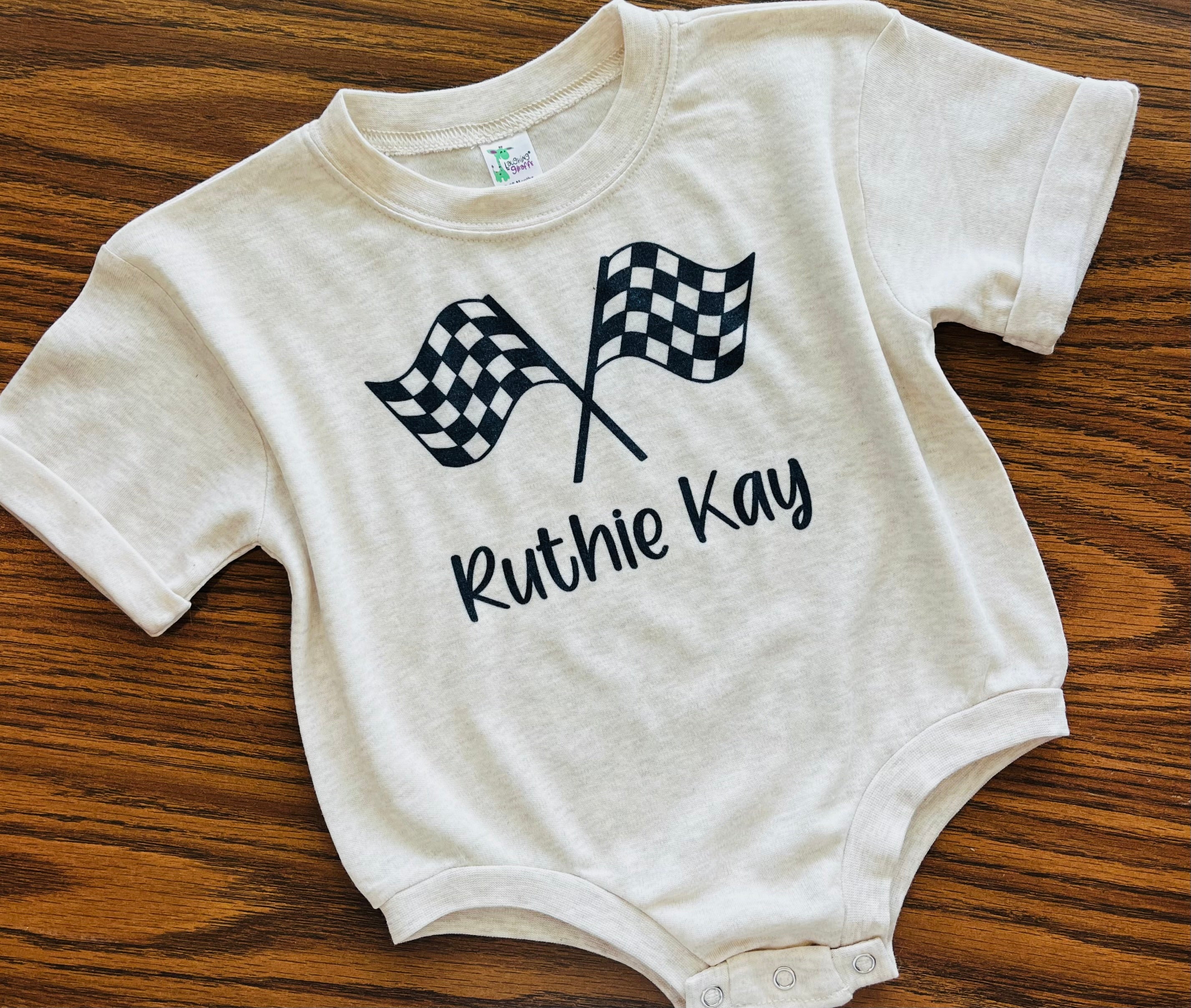Custom Racing Flags Custom Race Flags with Name - Girlie Font – T & J Shirt Designs