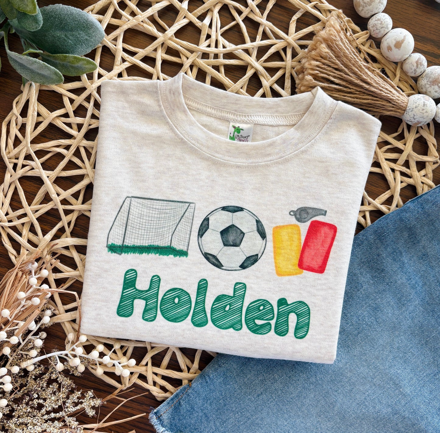 Boy Soccer Trio with or without Name