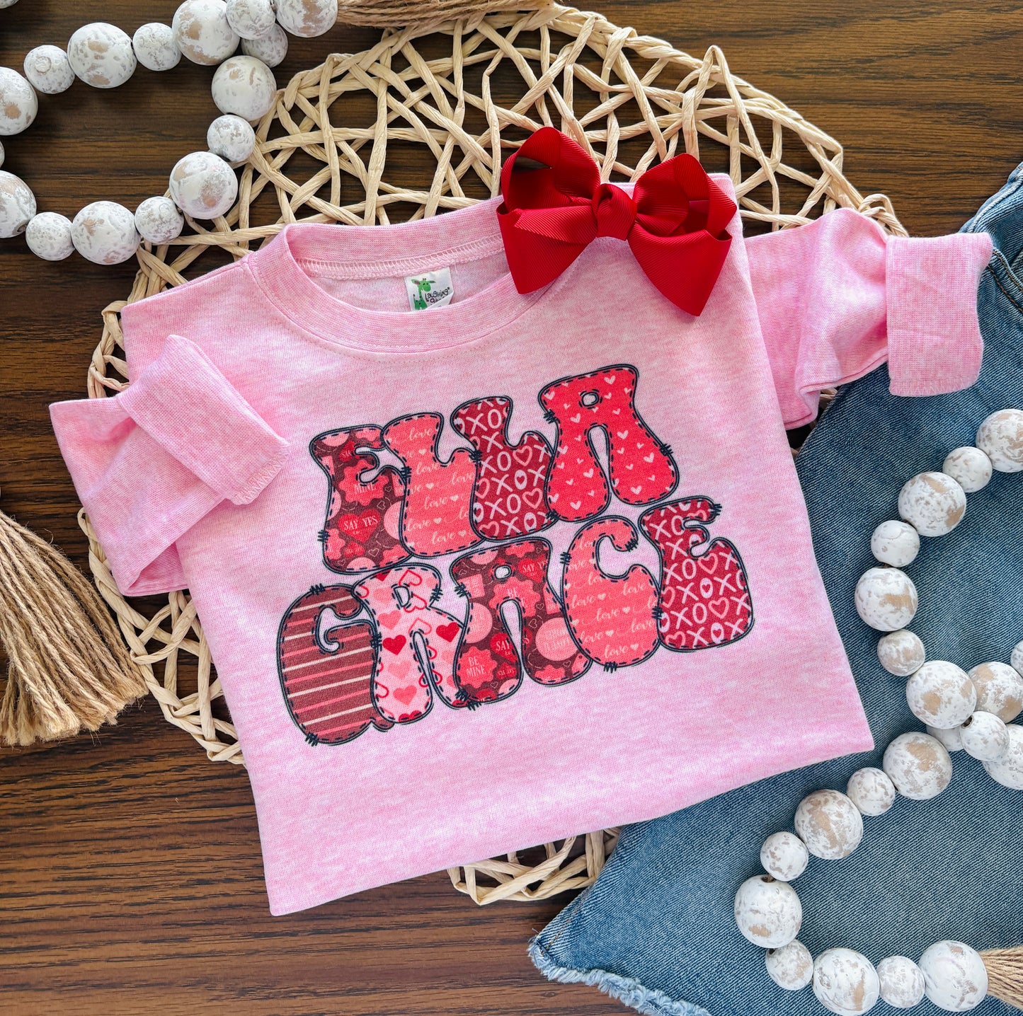 Custom Groovy Valentine Name